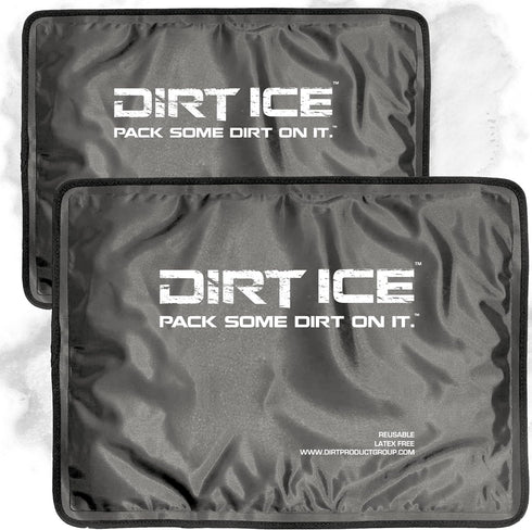 Gel Ice Pack Combo Pack - Small & Large Reusable Ice Packs for Injuries, Pain Relief for Shoulder, Neck, Back, and Knee