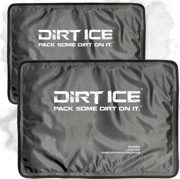 Gel Ice Pack Combo Pack - Small & Large Reusable Ice Packs for Injuries, Pain Relief for Shoulder, Neck, Back, and Knee