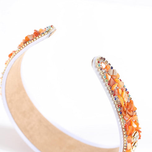 Rhinestone Women Headband Sparkle Diamond Crystal Padded Wide Hairband Glitter Accessories for Girls