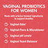 16in1 Vaginal Probiotics - 30 Capsules for Women, 10 Powerful Strains + Organic Prebiotics for Vaginal Health Support
