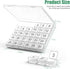 Monthly Pill Organizer, 30 Day Pill Box, Easy to Open Large Compartments, Portable Case for Travel, Medicine Organizer