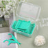 FAMILIFE 240 Count Mint Floss Picks, Dental Floss Cleaner with 4 Travel Cases, Helps Fight Tooth Decay