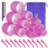 Self Grip Hair Roller Set, 18 pcs Hair Rollers with Clips and Comb, Salon Hairdressing Curlers, DIY Styles, Sungenol 3