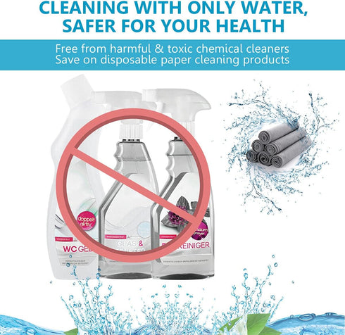 8 Pack Microfiber Screen Cleaning Cloth - Premium Double-Sided Suede Cloths for Glasses, Lenses, Computer, Phone, 12 x