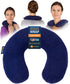 SunnyBay Microwave Heating Pad, Microwavable Heated Neck Pillow for Moist Hot Therapy, Navy Blue, 12"X12"X2", 2.5 lbs