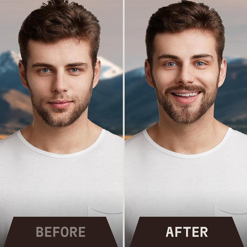 Striking Viking Beard Growth Kit, Beard Growth Oil with Roller for Thickening and Conditioning, Vanilla 2 Fl Oz