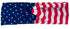 Red White and Blue Patriotic American Flag Twist Headband USA (American Flag Headband)
