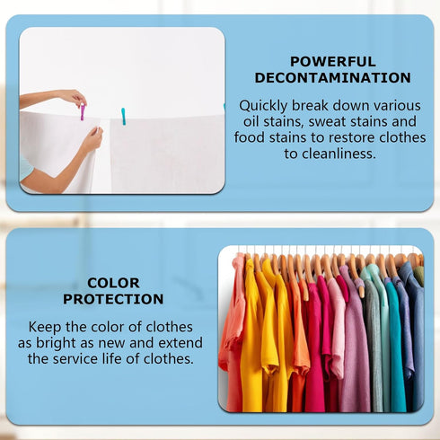 ZANSHI 2 PCS Oxygen Laundry Powder,Hyper Concentrated Strong Stain Remover Powder,for Everyday Fabrics,Stain Remover