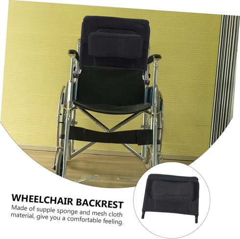 FOMIYES Wheelchair Backrest Extension Kit High Back Removable Back Cushion for Manual Wheelchairs Adjustable