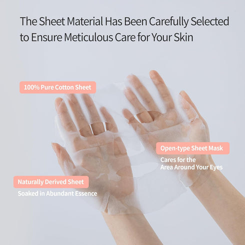 BENTON Centella Mask Pack (10 Sheets) - Korean Face Mask with Centella Ampoule & Hyaluronic Acid for Dry Skin
