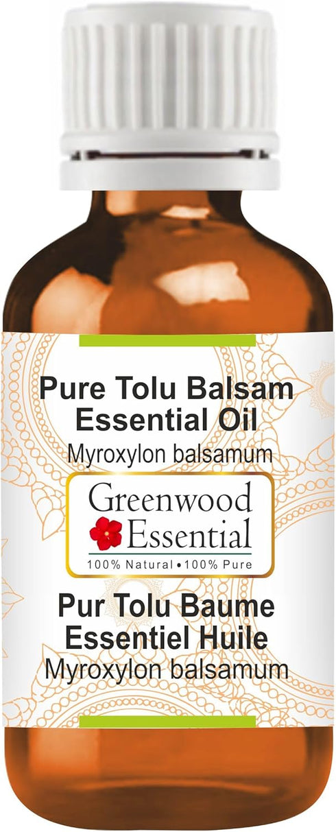 Pure Tolu Balsam Essential Oil 15ml (0.50 oz) - Myroxylon balsamum, Steam Distilled