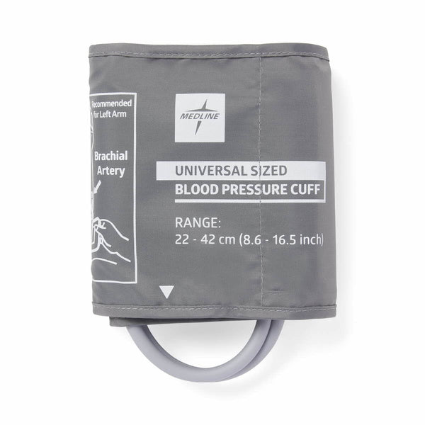 Medline Elite Universal Replacement Upper Arm Cuff for Digital Blood Pressure Monitor, Comfortable Fit for 22-42 cm Arms