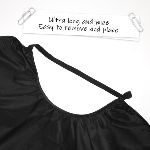 TIESOME 1 2817 Inch, Pcs Bibs for Adults, Double Layer Stretchable Adult Bib Reusable Waterproof Washable Clothing