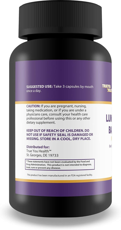 Lumbar Flex Balmorex Pro Plus Back Supplement - Natural Support for Lower Back Stiffness and Aches