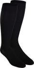 NuVein Medical Compression Stockings, 20-30 mmHg Support for Women & Men, Knee Length, Closed Toe, Large Black