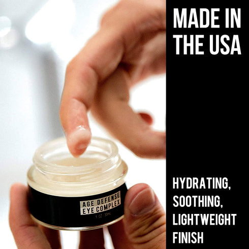 RUGGED & DAPPER Premium Men's Eye Cream | Age Defense for Dark Circles, Wrinkles & Puffy Eyes | Unscented with