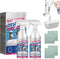 teqnizo 2PCS Stubborn Stains Cleaner, Bathroom Descaler Cleaner, Bathroom Foam Cleaner Spray, All-Purpose