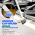 Set Holikme Cleaning Brush for Household Use, Scrub Brush, Kitchen Brush, Tile Lines Brush for Bathroom, Floor, Tub