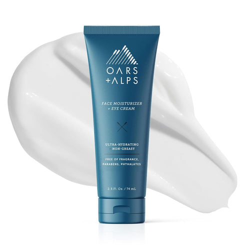 Oars + Alps Anti-Aging Face Moisturizer & Eye Cream, Lightweight Hydrating Skin with Shea Butter & Jojoba Oil, Vegan
