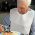 Wellbrite 15.5 23.6 Pack 100 Disposable Bibs for Adults - x in - White, of - Over-the-Head Design & Adult Disposable