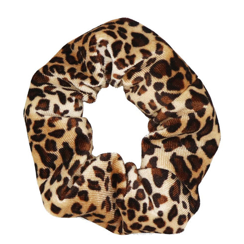 Luckycivia 10 Pcs Leopard Print Scrunchies, Stretch Hair Bands, Hair Ties for Women and Girls