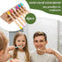 Hadnves 6 Set PCS Kids Bamboo Toothbrushes Soft Bristles Natural Wooden Round Handle Tooth Brush Children Toothbrush