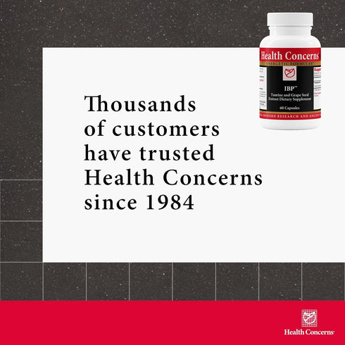 Health Concerns IBP - Heart Health & Blood Flow Supplement, 60 Capsules