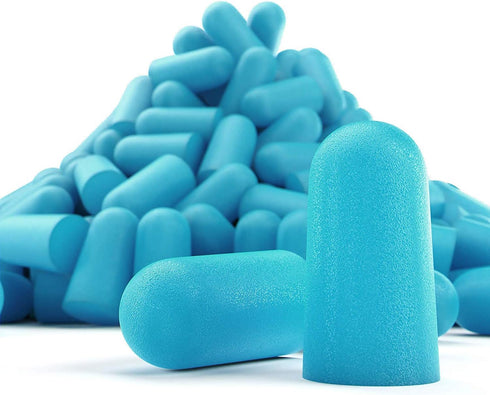 Eargasm Foam Earplugs - 32 dB NRR Super Soft Foam Ear-Plugs with Carrying Case, 50 Pairs Jar for Noise Reduction