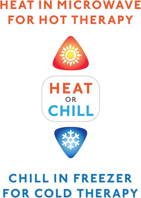 Bucky Heartwarmer-Mini Hot & Cold Therapy Pad, Small, Red