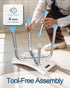 HOMLAND 400 lbs Shower Chair for Inside Shower, Adjustable Shower Stool with Suction Feet, Shower Seat for Inside Tub