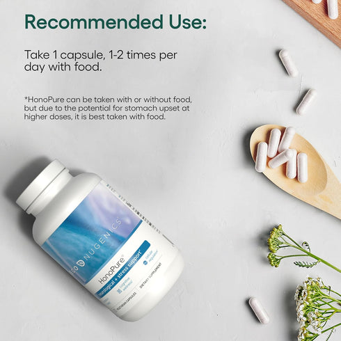 EcoNugenics HonoPure Magnolia Bark Extract - 98% Pure Honokiol, 30 Capsules for Cellular Health & Cognitive Support