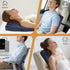 Joyset 3D Back Massager for Back Pain Deep Tissue, Shiatsu Lower Back Neck Massager with Heat, Kneading Massage Pillow