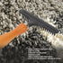 HURRISE Handheld Carpet Rake Cleaning,Pet Hair Removal Broom,Narisley Carpet Rake,Grooming Stainless Steel Hair Groomer Rug Rake for Beauty Salon