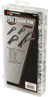 Performance Tool W5210 Hair Pin Assortment Kit, 150 Piece, Zinc Plated Steel Clips
