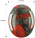Africa Bloodstone Thumb Worry Stone by Artistone, Hand Carved Chakra Healing Crystal for Anxiety Relief, 2 inch