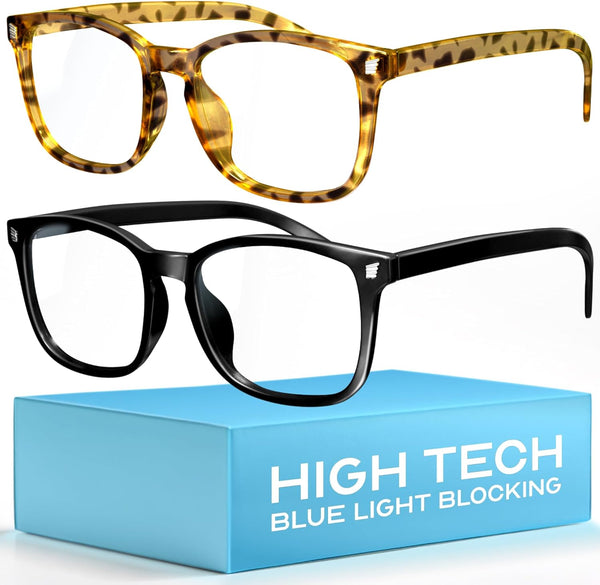 livho High Tech Blue Light Glasses, 99% Blue Light Blocking Computer Glasses for Screen Fatigue & UV Protection