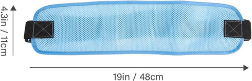 Breathable Adjustable Wheelchair Strap with Double Buckle, Elastic Bed Rail Belt for Seniors, Anti-Fall Safety Support