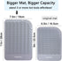 Large Heat Resistant Mat, 11" x 7.5" for Curling Irons, Hair Straightener, Flat Irons, Grey