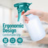 Refillable Stream and Spray Colored Squirt Bottles, 12oz Refillable Mister Bottle for Cleaning, Gardening, Grooming (3