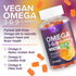 Omega 3 6 9 Vegan Gummies - Triple Strength Supplement for Heart and Brain Support, Non-GMO, Orange Flavor - 120 Gummies