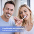TSHAUBST 2 Pack 10 5 2 45 Electric Toothbrush for Adults, Travel Electric Toothbrush Includes Replacement Brush Heads