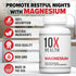 10X Health Magnesium Citrate Capsules for Sleep, Muscle Function, Stress, 60 Capsules