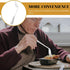 FOMIYES Adaptive Utensils, Curved Fork Right Handed Angled Fork Cutlery, Stainless Steel Eating Silverware for Elderly