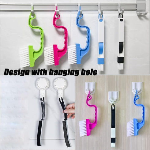 TuTuYa 11PCS Set Crevice Cleaning Brush, Small Gap Cleaning Brushes Ideal for Cleaning Kitchen, Bathroom,Window