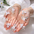 Unicra Silver Bridal Hair Vine Flower Piece, Leaf Party Hair Accessories, Crystal Hair Jewelry Rhinestone Headpieces