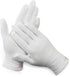 Paxcoo 12 Pairs XL White Cotton Gloves - Dry Hand Moisturizing Cosmetic Eczema Hand Spa and Jewelry Inspection