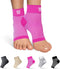 Bitly Plantar Fasciitis Socks - 1 Pair Premium Ankle Support Compression Sleeve (Small, Pink)