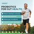 ZEBORA Probiotics for Men - 90 Tablets, 60 Billion CFUs for Immune and Gut Health, 10 Strains, Hypoallergenic, Gluten &