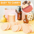 MotBach 60 PCS Nude Round Makeup Sponge, Cosmetic Foam Pad for Eye Facial Powder, Beauty Blender for All Skin Types