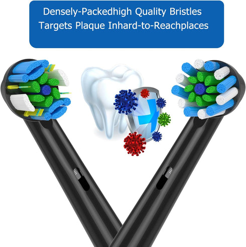 Replacement Toothbrush Heads, 16 Pcs Compatible with Braun Oral b 7000/Pro 1000/9600/5000/3000/8000/Genius and Smart